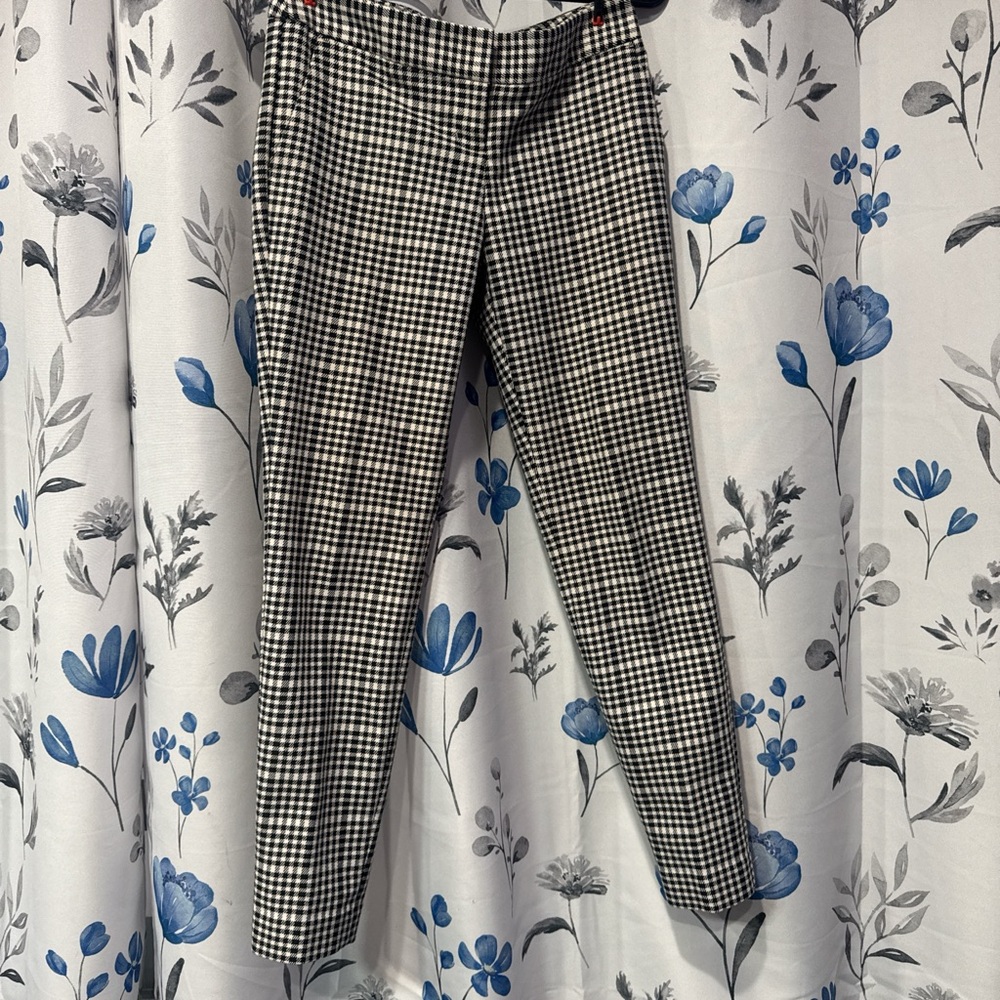 Express Monochrome Plaid Trousers